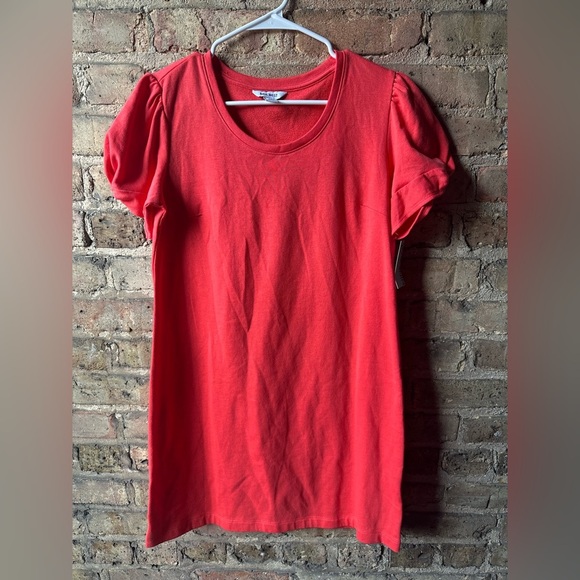 Nine West Vibrant Red Short Sleeve Top - Picture 1 of 5
